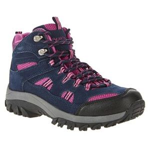 BearPaw Bear Paw RidgeWood Womens’s Hiking Boot ~ Blue/Pink ~ CADET 395